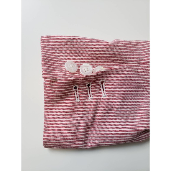 🆕 DREW Anthro Chambray Stripe Taryn Crop Jacket - Picture 6 of 7